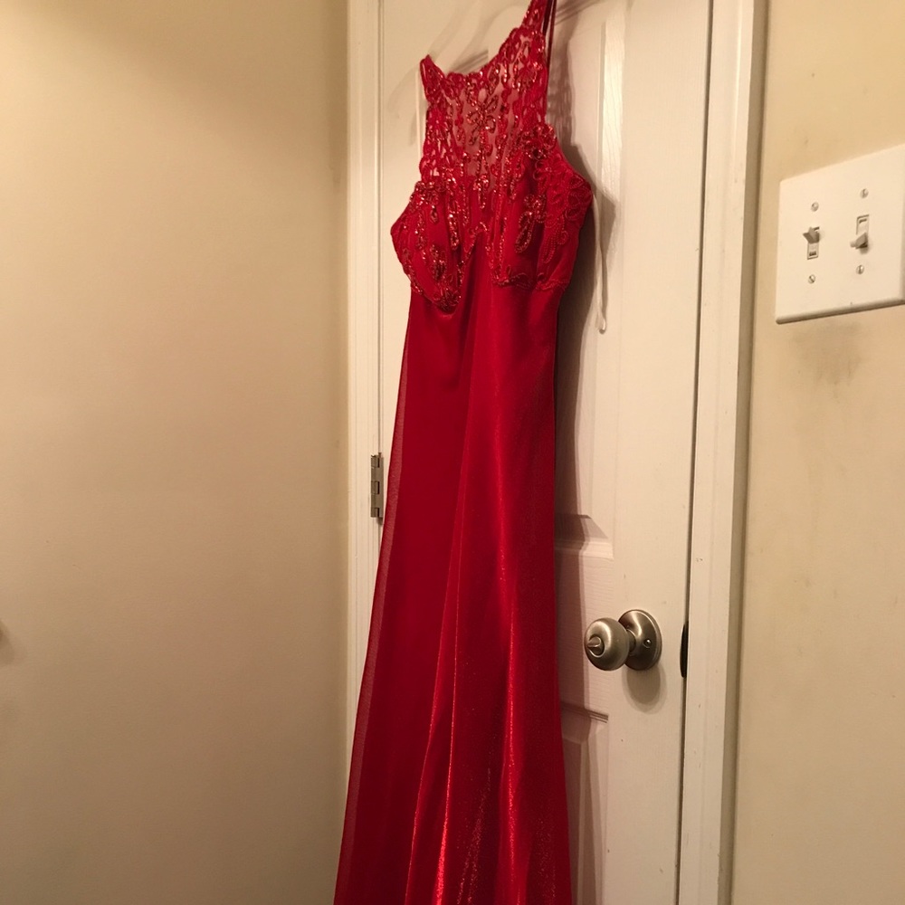 Alfred Angelo formal red dress. Size 10